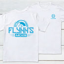 Personalized Flynn's Arcade Front and Back Printed T-Shirt