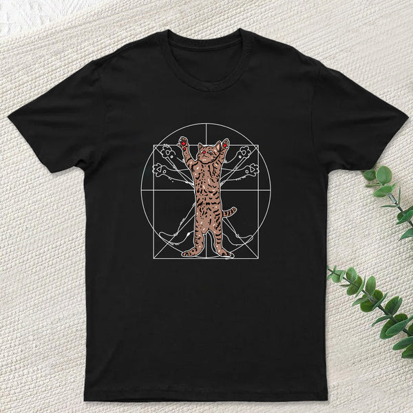 Vitruvian Cat T-Shirt