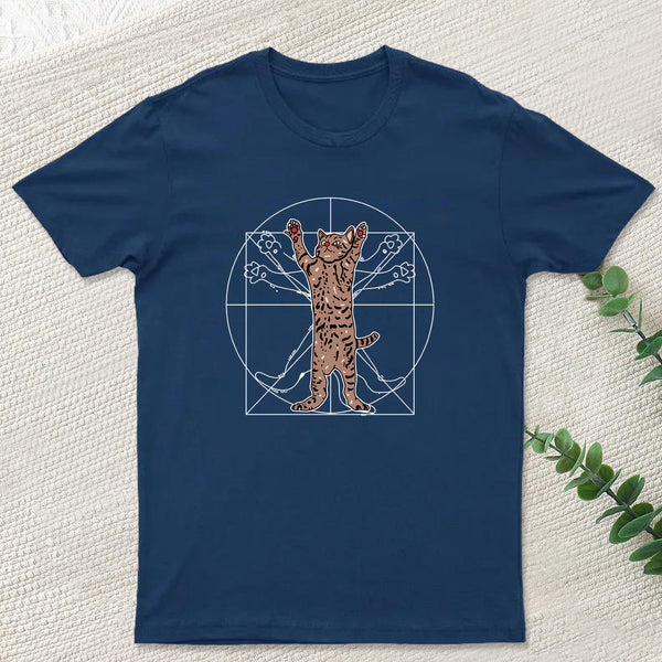 Vitruvian Cat T-Shirt