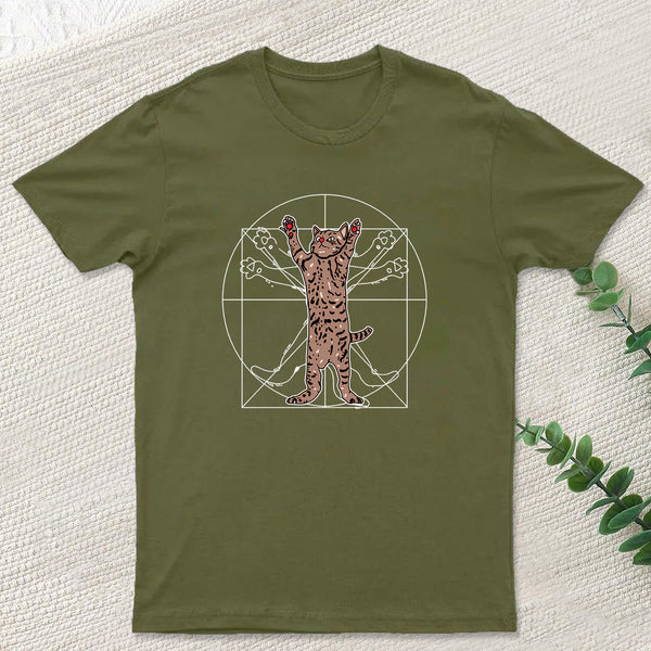 Vitruvian Cat T-Shirt