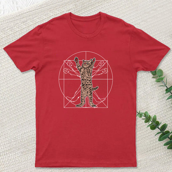 Vitruvian Cat T-Shirt