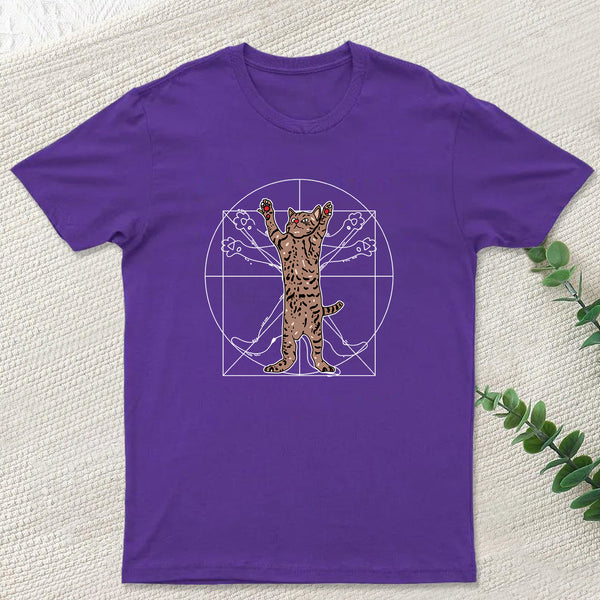 Vitruvian Cat T-Shirt