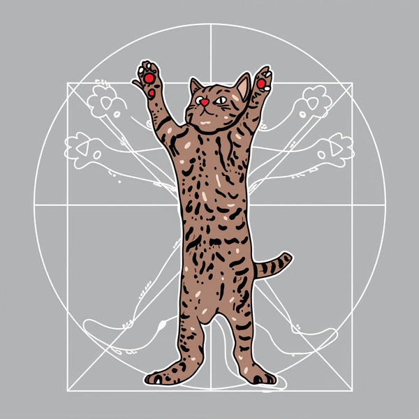 Vitruvian Cat T-Shirt