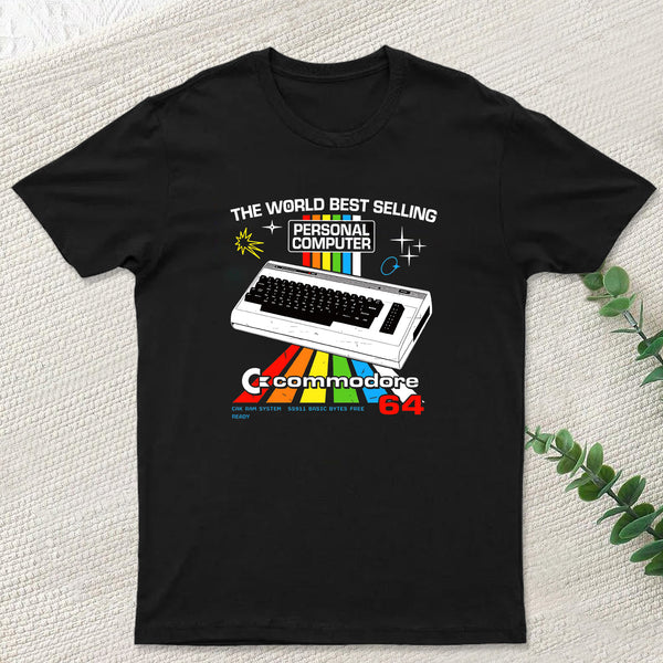 Retro Games Commodore 64 Personal Computer T-Shirt