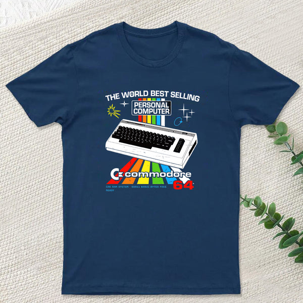 Retro Games Commodore 64 Personal Computer T-Shirt