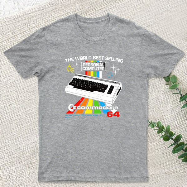 Retro Games Commodore 64 Personal Computer T-Shirt
