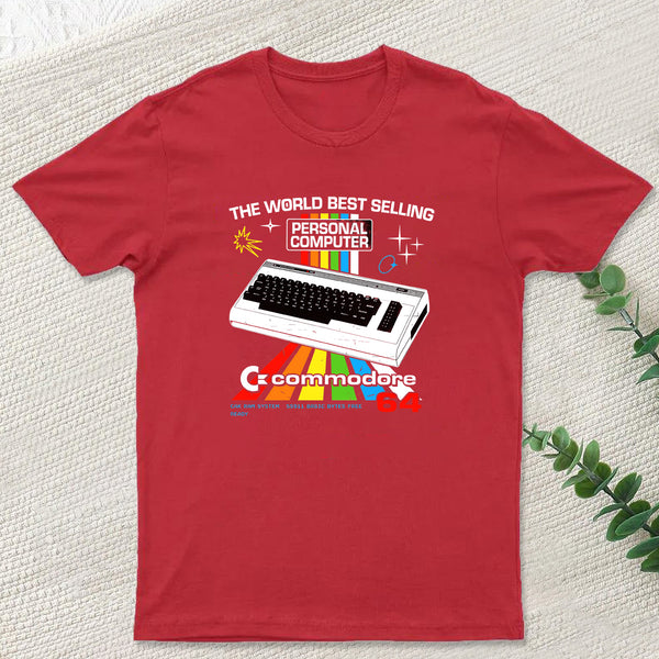 Retro Games Commodore 64 Personal Computer T-Shirt