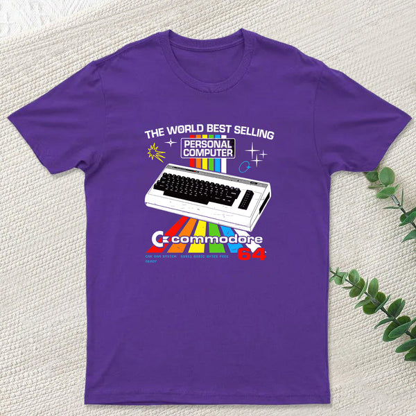 Retro Games Commodore 64 Personal Computer T-Shirt