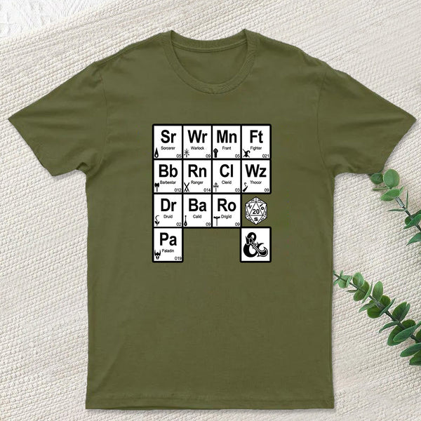 All Elements Dungeons & Dragons T-Shirt