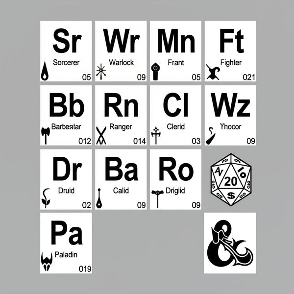 All Elements Dungeons & Dragons T-Shirt