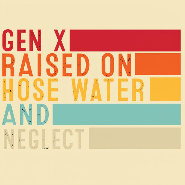Gen X Raised On Hose Water And Neglect T-Shirt