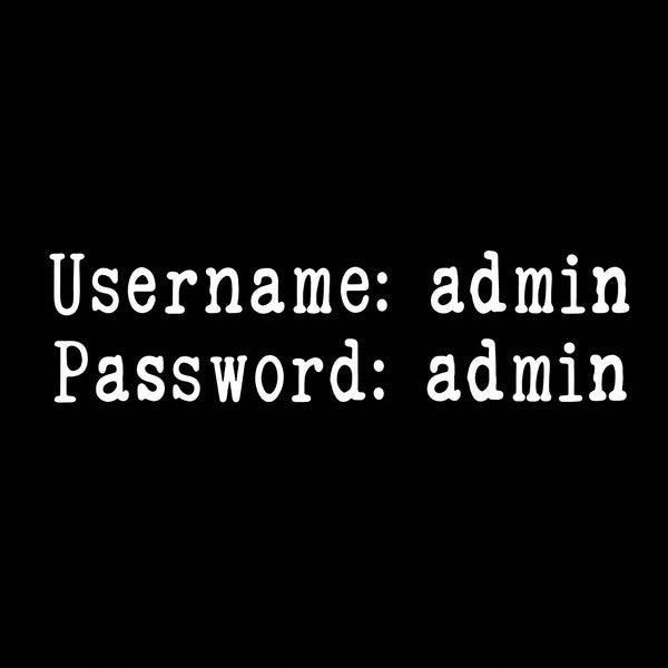 Username and Password Funny Cybersecurity T-Shirt