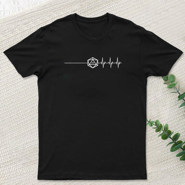 Death Save Critical Success Nat20 D20 T-Shirt