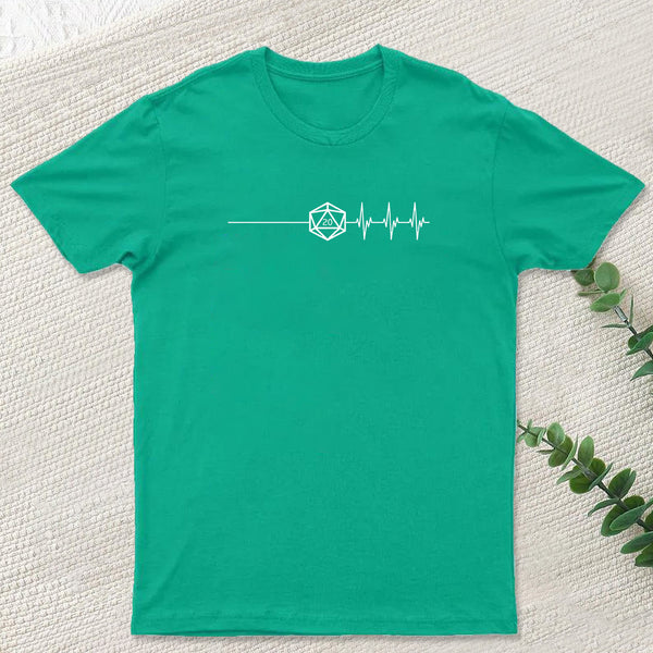 Death Save Critical Success Nat20 D20 T-Shirt