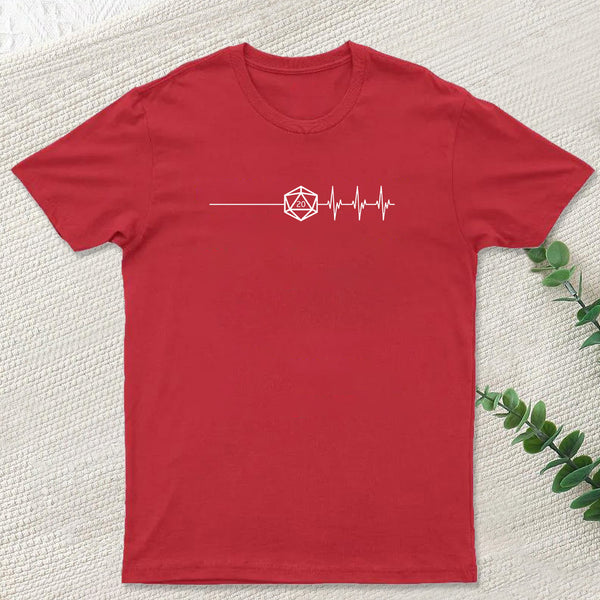 Death Save Critical Success Nat20 D20 T-Shirt