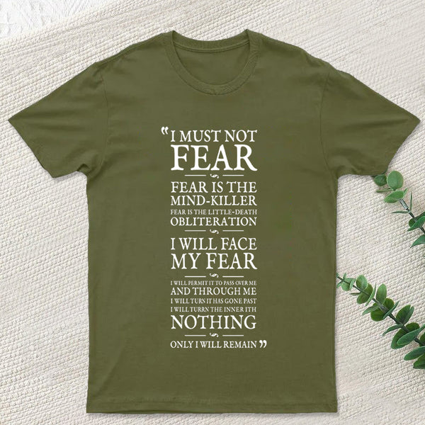 Litany Against Fear T-Shirt