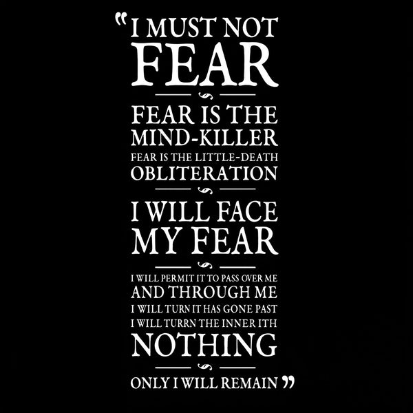 Litany Against Fear T-Shirt