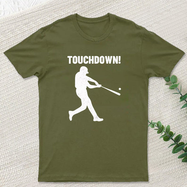 Funny Baseball Touchdown T-Shirt