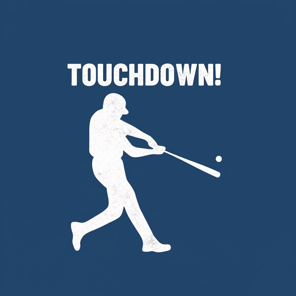 Funny Baseball Touchdown T-Shirt
