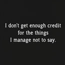 Unspoken Credit T-Shirt