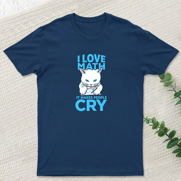 Funny Mathematics Cat Math Mathematician T-Shirt