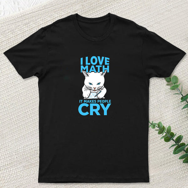 Funny Mathematics Cat Math Mathematician T-Shirt