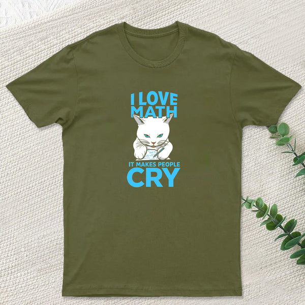 Funny Mathematics Cat Math Mathematician T-Shirt