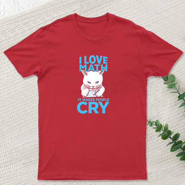 Funny Mathematics Cat Math Mathematician T-Shirt