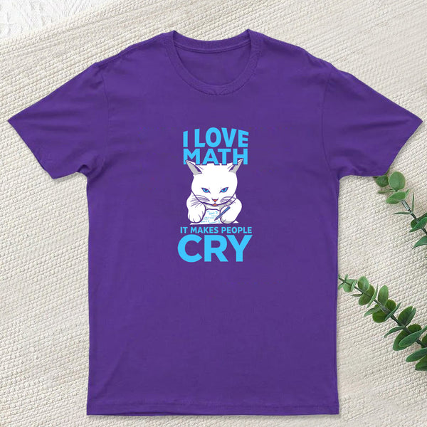 Funny Mathematics Cat Math Mathematician T-Shirt
