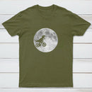 Dinosaur Bike And Moon T-Shirt