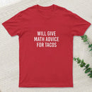 Will Give Math Advice T-Shirt