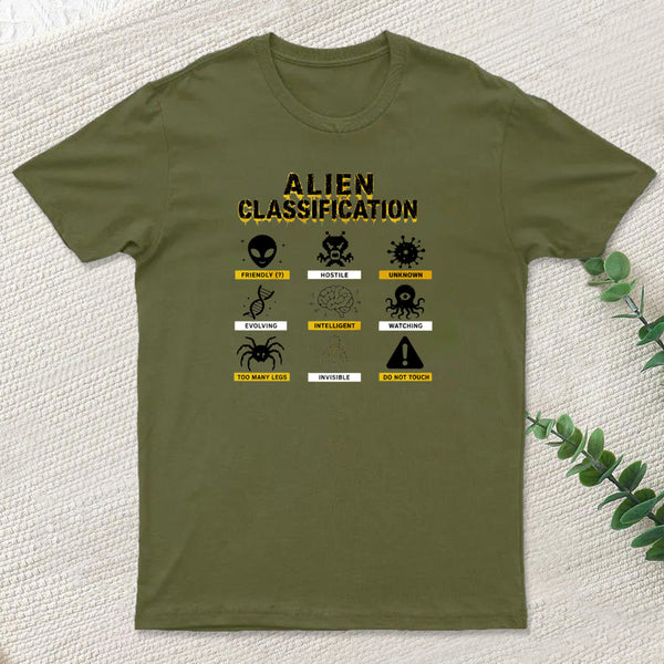Alien Classification Inkestyle T-Shirt