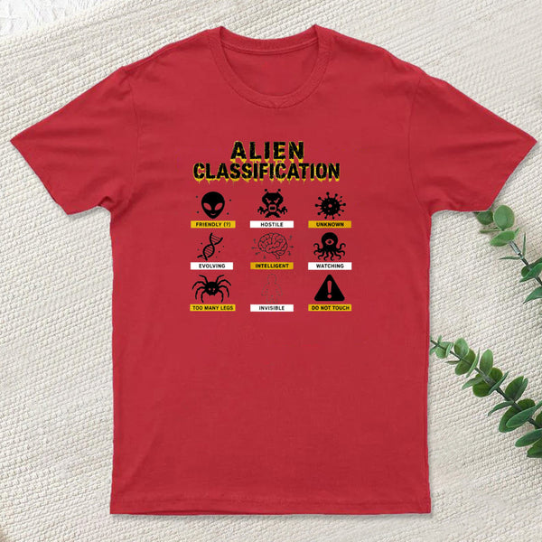 Alien Classification Inkestyle T-Shirt