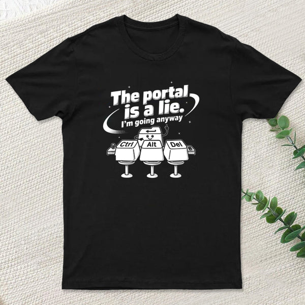 The Portal Is A Lie Inkestyle T-Shirt