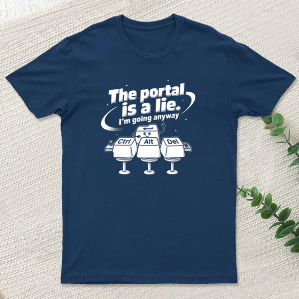 The Portal Is A Lie Inkestyle T-Shirt
