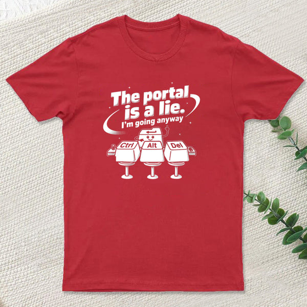 The Portal Is A Lie Inkestyle T-Shirt