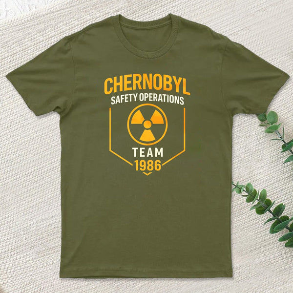 Chernobyl 1986 Safety Operations Team T-Shirt