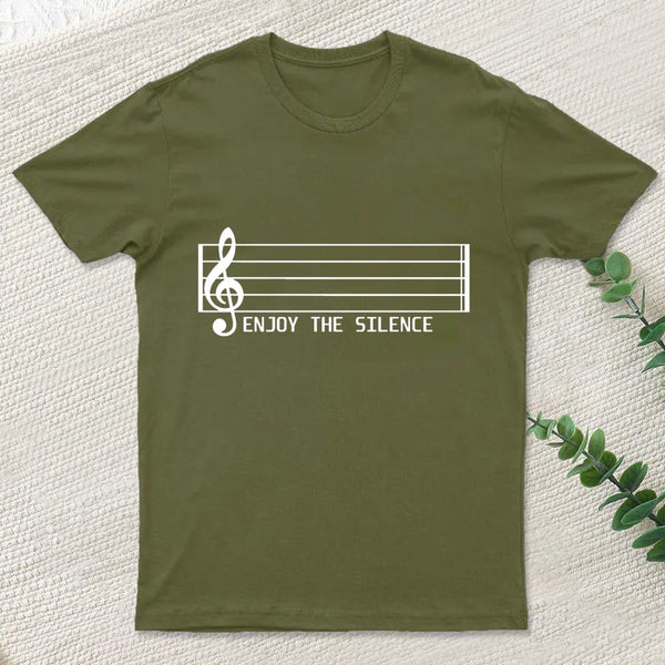 Enjoy The Silence Music Note T-Shirt
