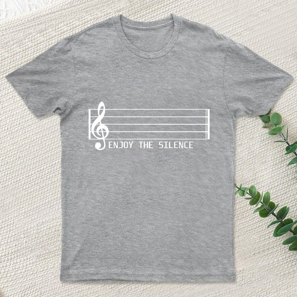 Enjoy The Silence Music Note T-Shirt