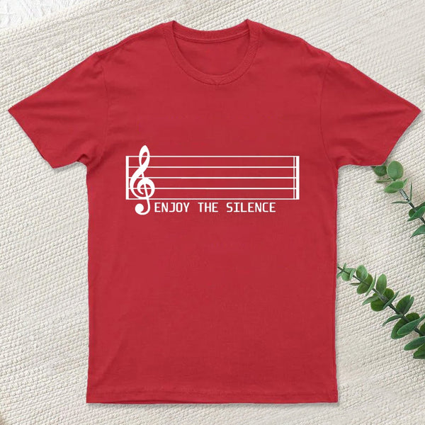 Enjoy The Silence Music Note T-Shirt