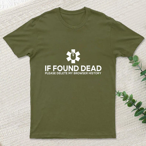 Delete My History T-Shirt