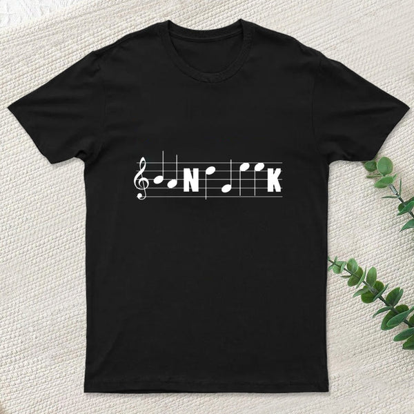 Funny Band Marching Band Music Notes Staff Clef Tee Classic T-Shirt
