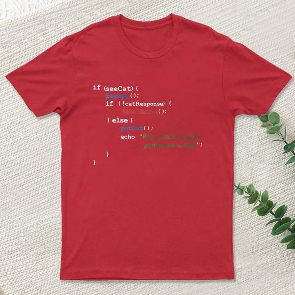 If See Cat Code T-Shirt