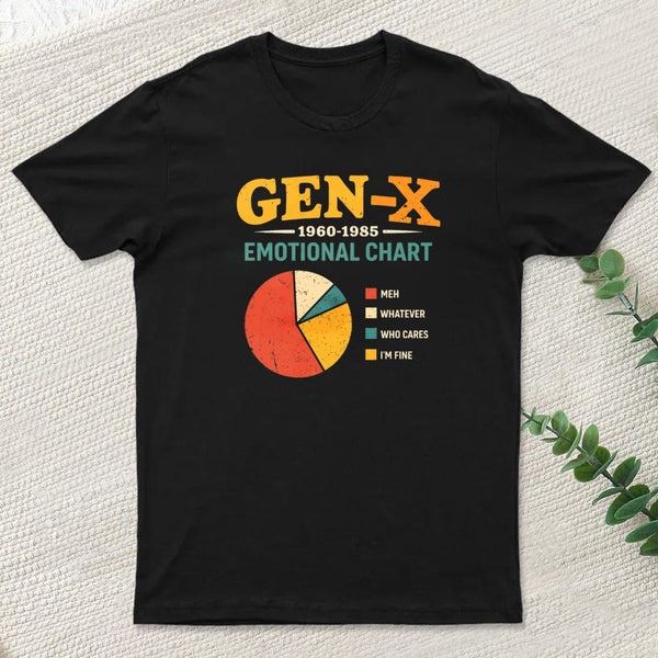 Gen X Emotional Chart T-Shirt