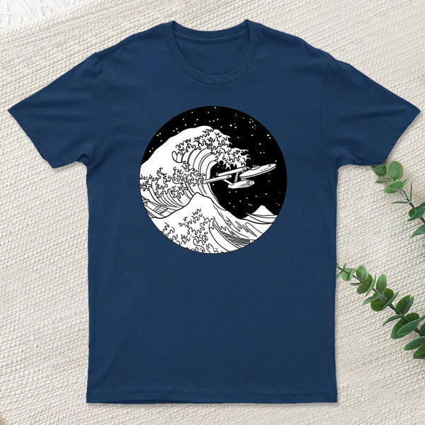 Trek Spaceship In Space T-Shirt