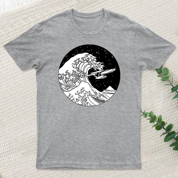 Trek Spaceship In Space T-Shirt