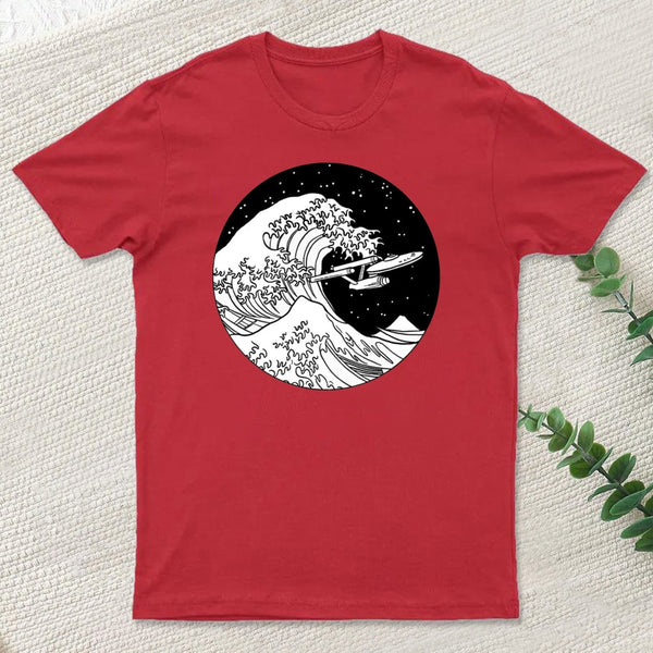 Trek Spaceship In Space T-Shirt