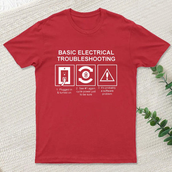 Basic Electrical Troubleshooting T-Shirt