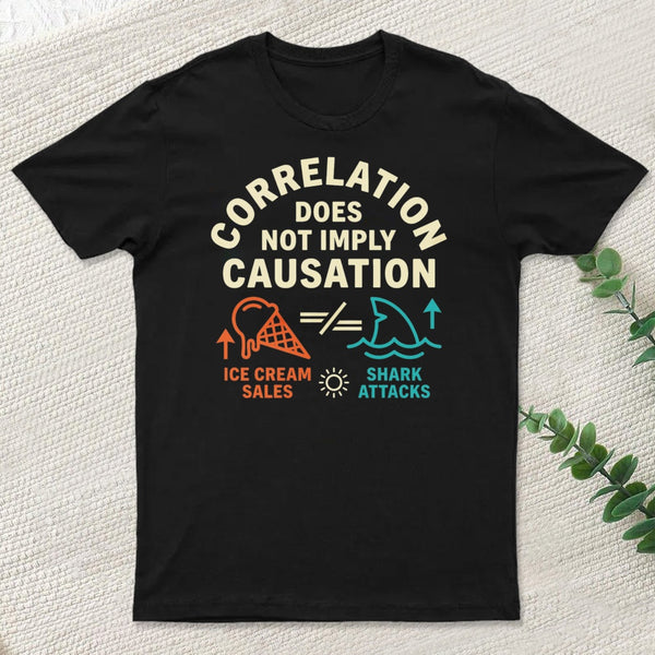 Correlation Does Not Imply Causation T-Shirt