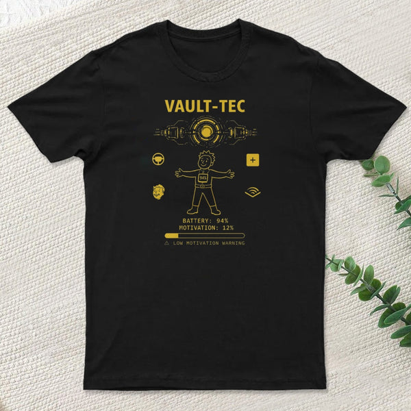 Low Motivation Warning T-Shirt